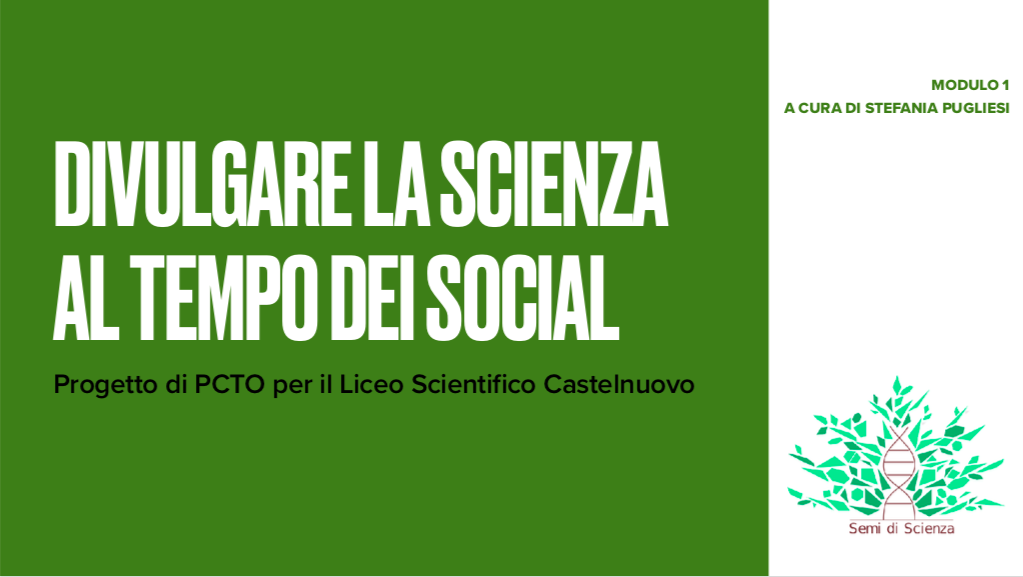 PCTO Liceo Castelnuovo Semi di Scienza