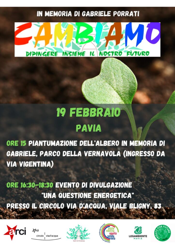 Semi di Scienza Cambiamo Pavia